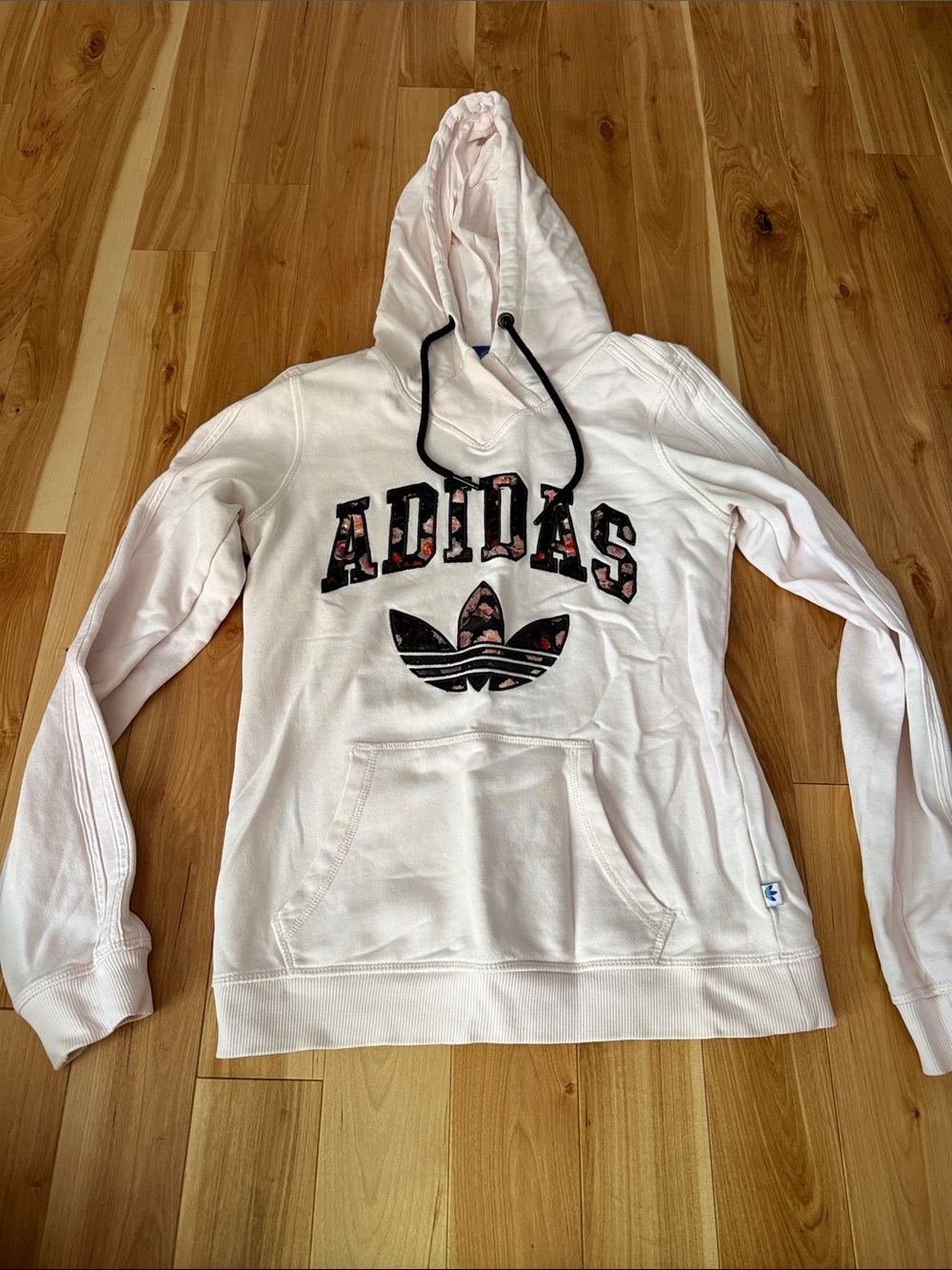 Adidas Pink Hoodie with Trefoil Logo